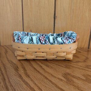 Small 1997 Plaid Longaberger Basket